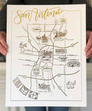 San Antonio Urban Illustrated Map
