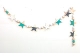 Star Garland - Teal *SALE ITEM*