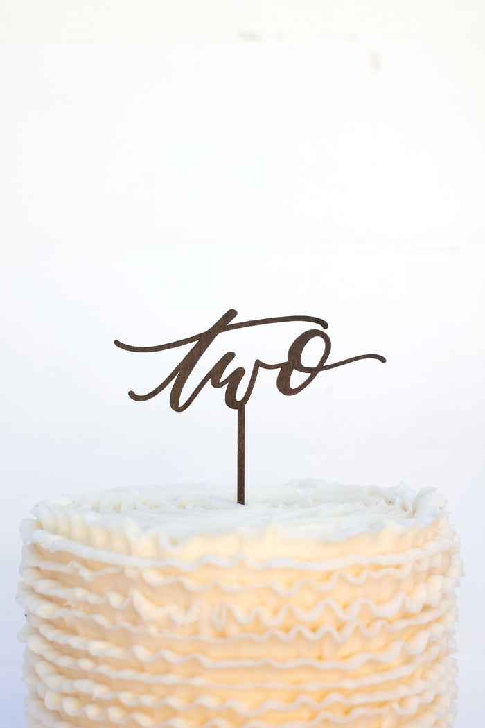 Two Cake Topper