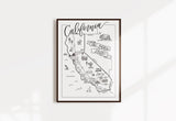 California State Illustrated Map