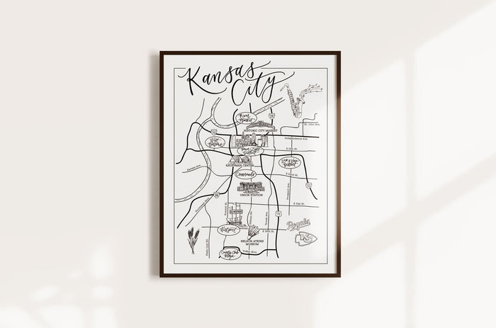 Kansas City Urban Illustrated Map
